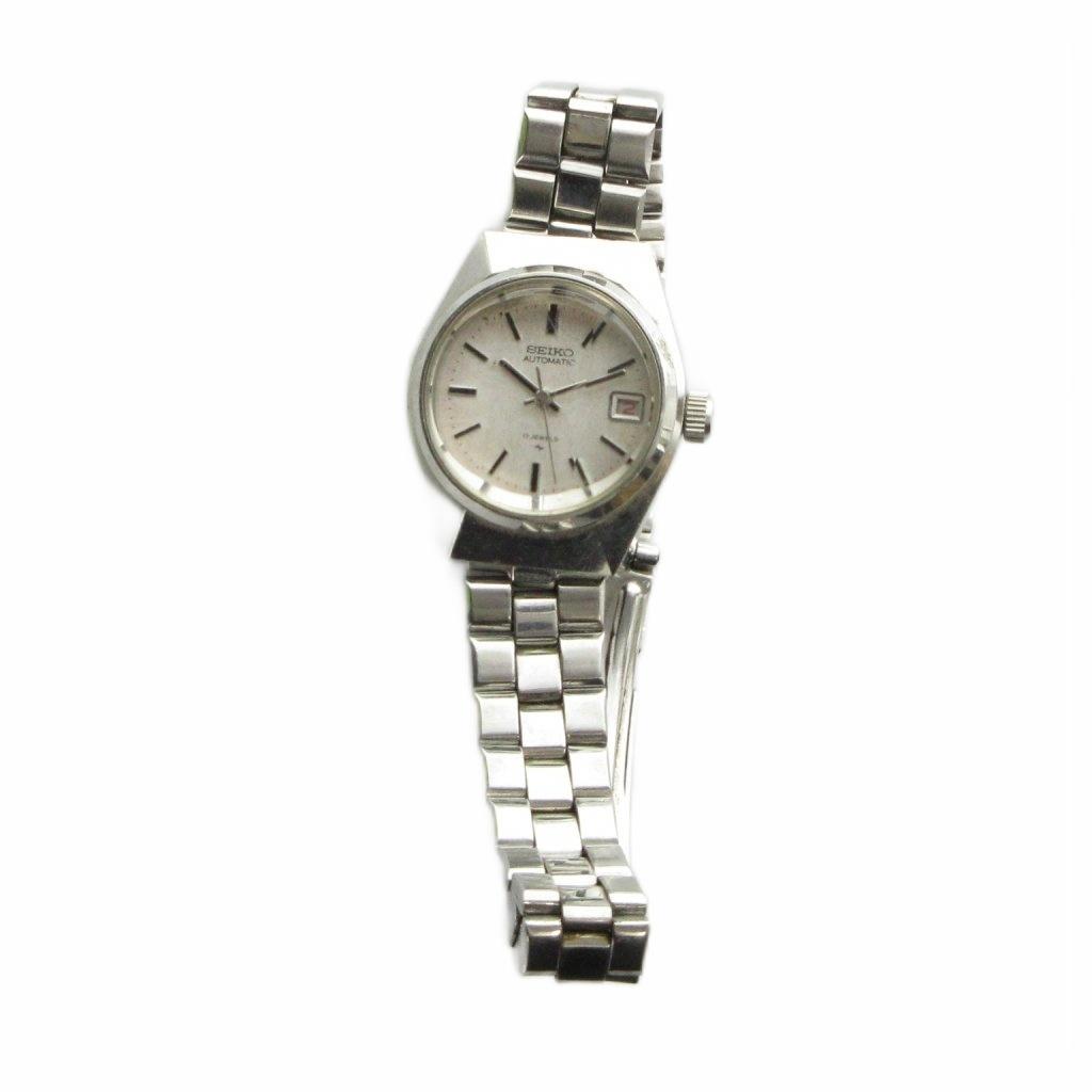 SEIKO with Silver 2205-0670 Watch, Hand-Wound, Calendar, Color, GY18/ MQ, Ladies'