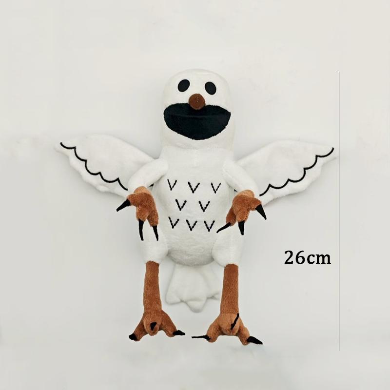 TreasuringU  New 99 Night In Forest Plush Game Brown Stand Sit Elk Deer White Owl Stuffed Doll Kid Christmas Gifts