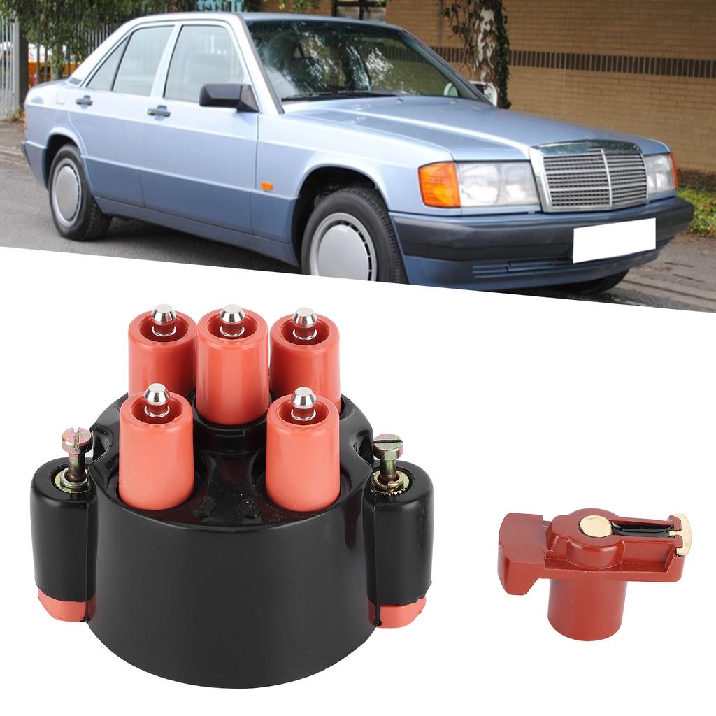 Distributor Cap + Rotor 0001584902 Replacement Fit for Mercedes Benz 190 W201 Coupe G Class