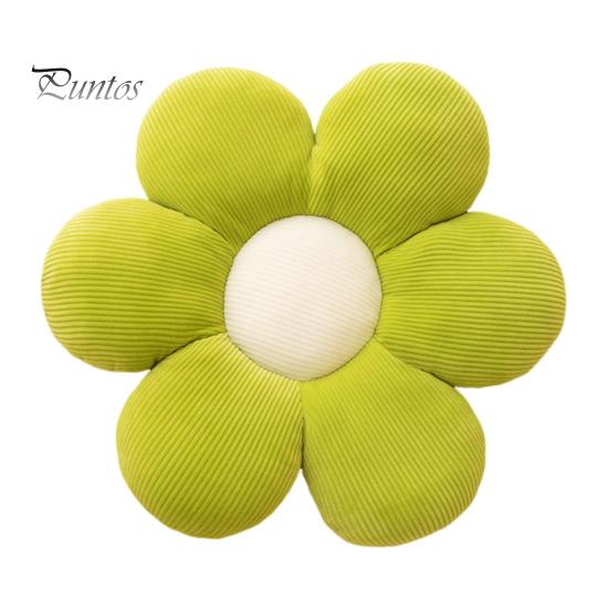 

Подушка в форме цветка эластичная 3 цвета в наличии 6/8 лепестков полипропиленовый хлопок наполнитель поддерживающая подушка для спальни гостиной офиса 50cm зелёный