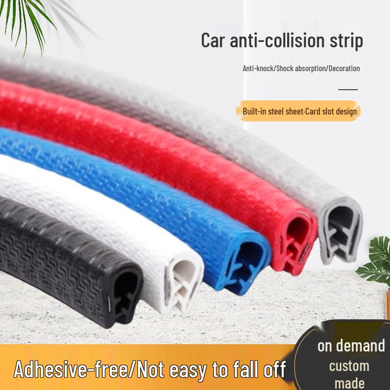 Samolepicí dekorativní lišta ve tvaru U na hrany dveří auta proti kolizi
