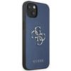 Guess Guhcp13Ssa4Gsbl Iphone 13 Mini5,4 Niebieski/Blue Hardcase Saffiano 4G Metal Logo