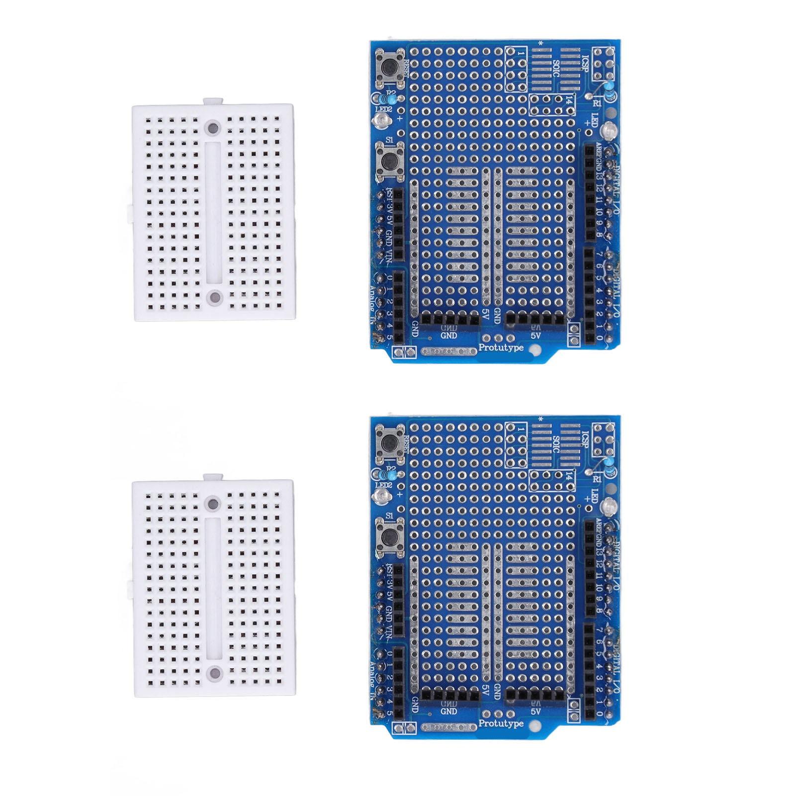 

2 комплекти прототипної плати розширення Mini Breadboard Prototyping Module Development Module Kit 3‑5V