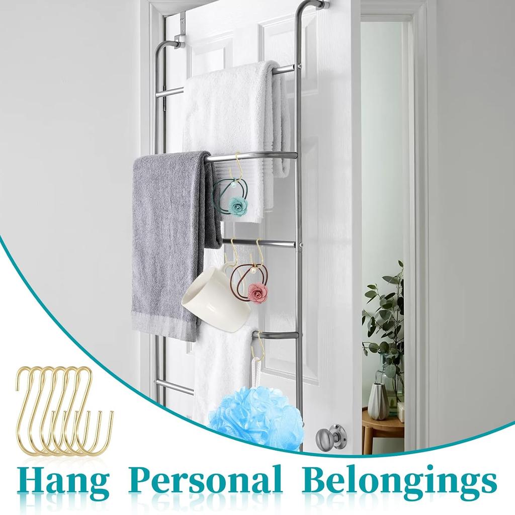 Mozeat Lens 60 PCS S Hooks for Hanging 1 Inch Metal Hanging Hooks Mini Hook S Shaped Iron Wire Hook Hanger for Hang Jewelry Small Kitchenware Potted