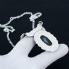 Collana Apatite Blu Neon, Pietra Preziosa Apatite, Collana in Argento Sterling 925, Gioielli Apatite Naturale Per Donne, Collana Apatite Per Regali