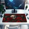 1PC Skull Roses Large Durable Mouse Pad Suitable for Office Desks, Gaming Desktops.Non-Slip Back P69