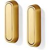 Folding Wall Hooks, 2 Pack Heavy Duty Space Saving Folding Coat Hooks - Zinc Alloy Wall Mounted Hooks for Hanging Coat Towels Clothes Hat Bags Keys