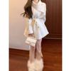 Stylish Petite Women's Thickened Short Coat for Autumn/Winter