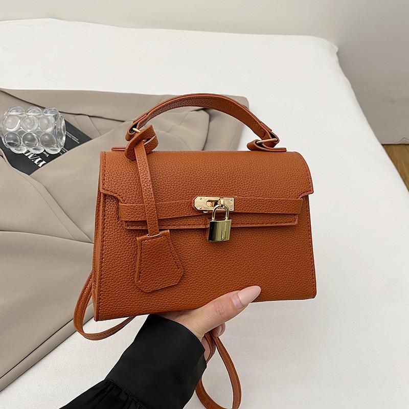 High-end women's handheld Kelly bag new trendy spring and summer bag fashion niche design crossbody bag