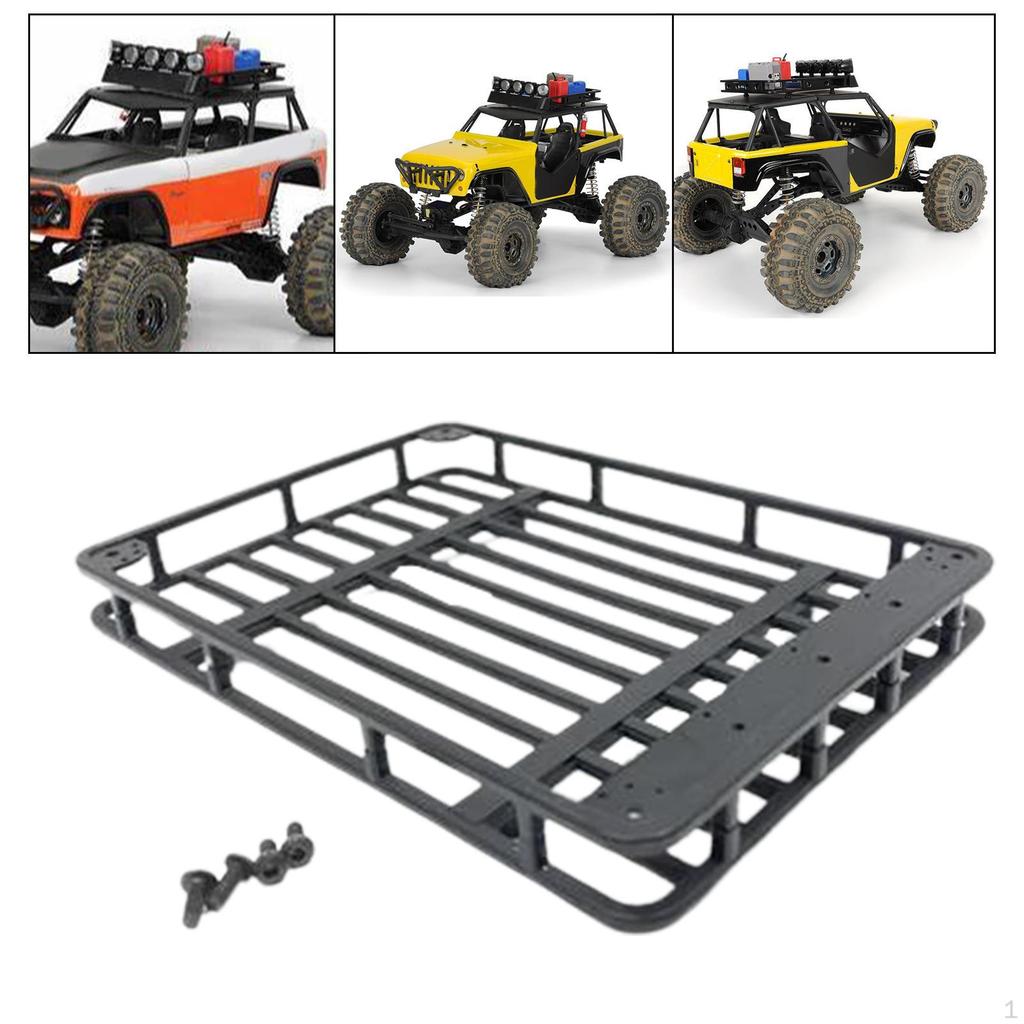 1/10 RC Roof Rack Luggage Carrier, Car Accessory for SCX10 AX90018 Accessories Part