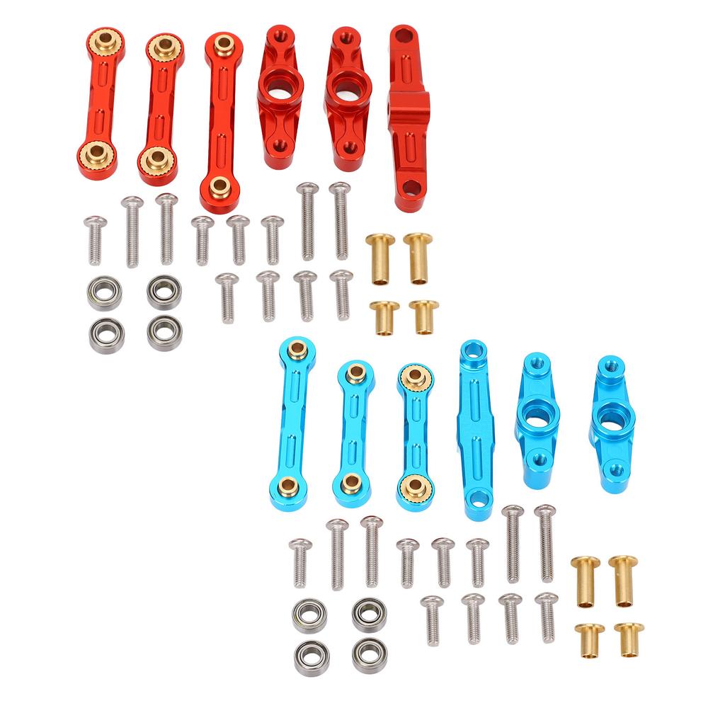RC Car Steering Tie Rod Alloy Enhanced Performance Steering Assembly Upgrade Parts for TT02 RC Car