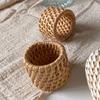 Elegant Napkin Rings Woven Rattan Napkin Holder for Seasonal Table Decoration Sustainable Dining Table Accessories