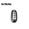 Zinc Alloy Leather Car Remote Key Fob Case Cover Bag For Infiniti QX50 QX60 QX80