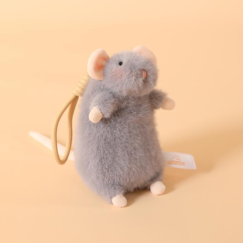 21cm Creative Mouse Oversized Flower Branch Rat Cartoon Soft Animal Figure Gift Birthday Stuffed & Plush Animals Companion Gift