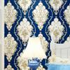 Luxury Damask Vinyl Wallpaper PVC Wall Paper Roll White Black Blue Red Waterproof Wall Cover Living Room Bedroom Home Decoration