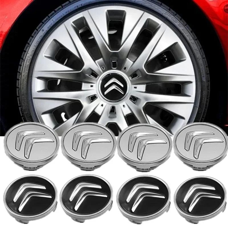 60MM Car Wheel Center Hub Caps Cover for Citroen C6 C8 C2 C3 C4 C5 C1 Berling Xsara Picasso DS3 DS4 DS6 DS5 Exterior Accessories anf123