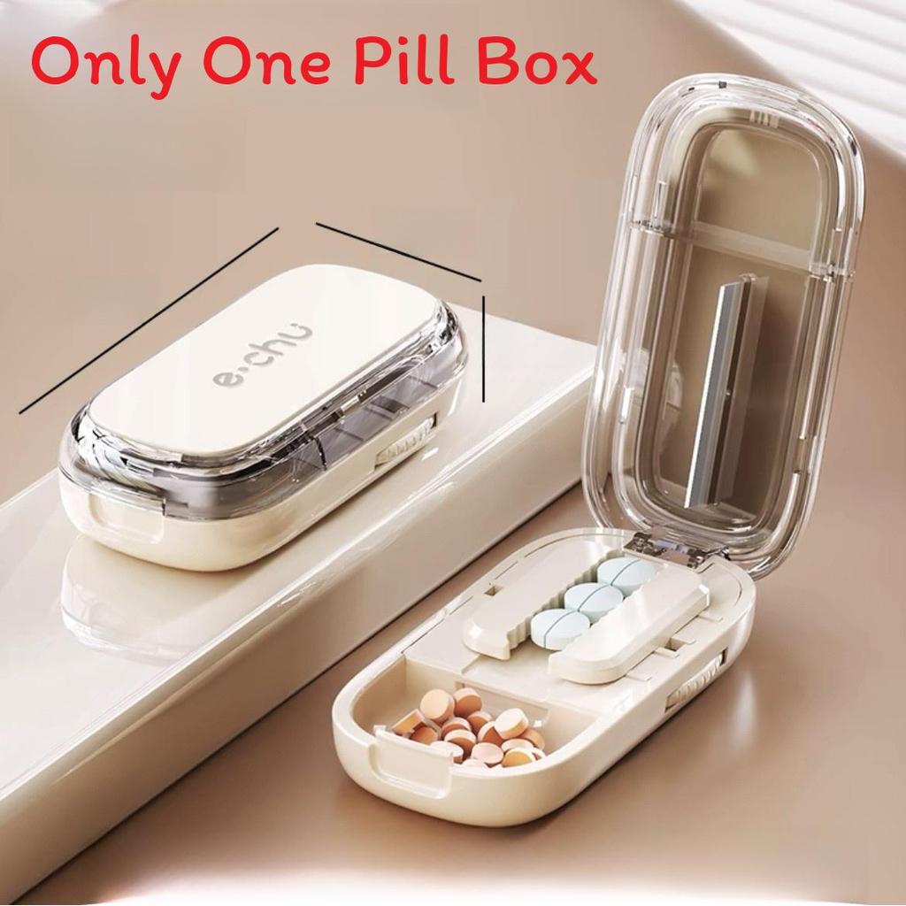 Portable Pill Cutter With Precise Quarter Split For Medicine Dispensers
