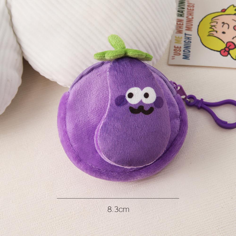 Cartoon Doll Plush Coin Purse: Custom Cute Mini Earphone & Storage Bag for Students and Children