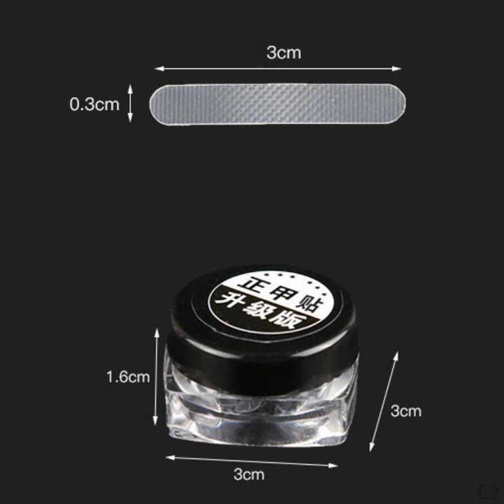 10 Pcs Ingrown Nail Correction Sticker Toenail Straightening Clip Curved