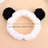Women Wash Face Makeup Soft Coral Fleece Elastic Headband Head Wrap Cute Animal Ears Hairband Girl Hair Accessories