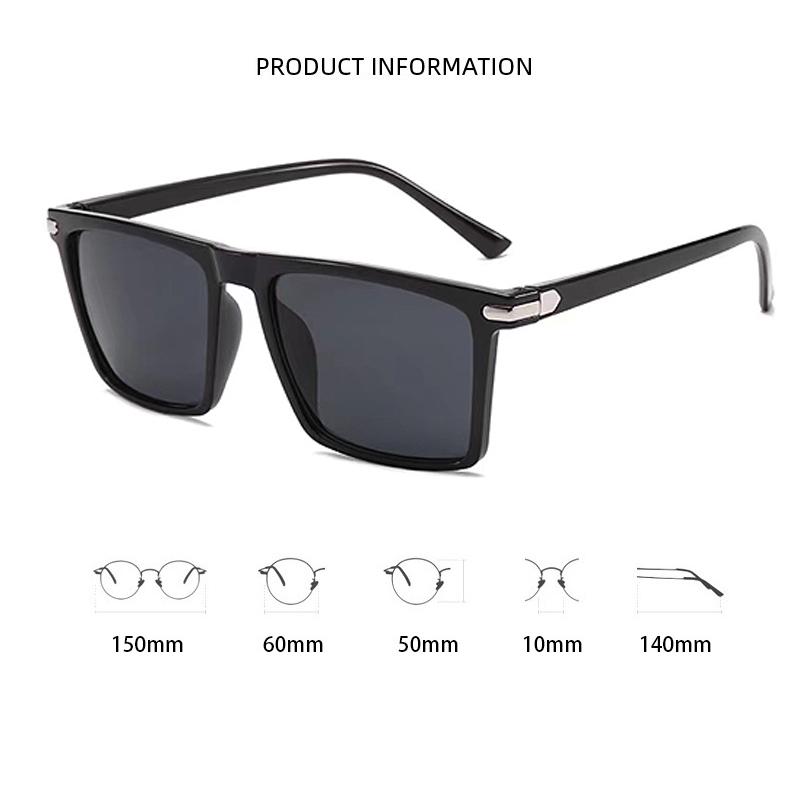 Oversized Square Sunglasses For Men Vintage Flat Top Sun Glasses  Fashion Women's Sunglass Luxury Brand Designer Tom Eyewear