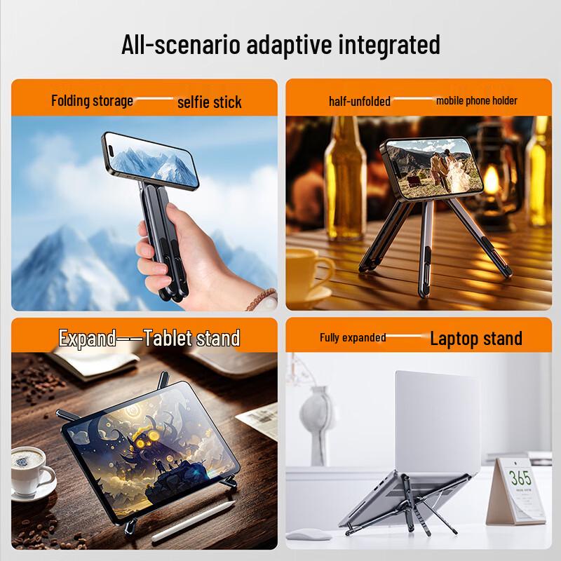Ollymurs Aluminum Alloy Folding Laptop Stand