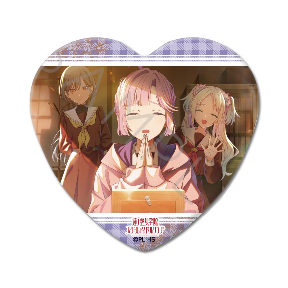 Hasunozora Academy School Idol 7th Can Badge Design OL  Love Live! Girls  Club  Heart-Shaped