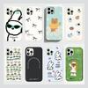 Y2K Ins Korean Stickers Phone Case for iPhone 17 16 15 14 13 12 11 Air Pro Max X XS XR XSMax 7 8 Plus Glossy Film Hard PC Cover