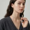 Stainless Steel Metal Water Drop Pendant Necklace Minimalist Women's Fashion Long Necklace Sweater Chain Jewelry Gift