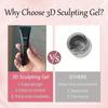3D Sculpting Rhinestone Gel, No-rinse Nail Art, Powder-free Design, UV Gel, Long-lasting, Extension, and Strengthening Water-wave Gel.