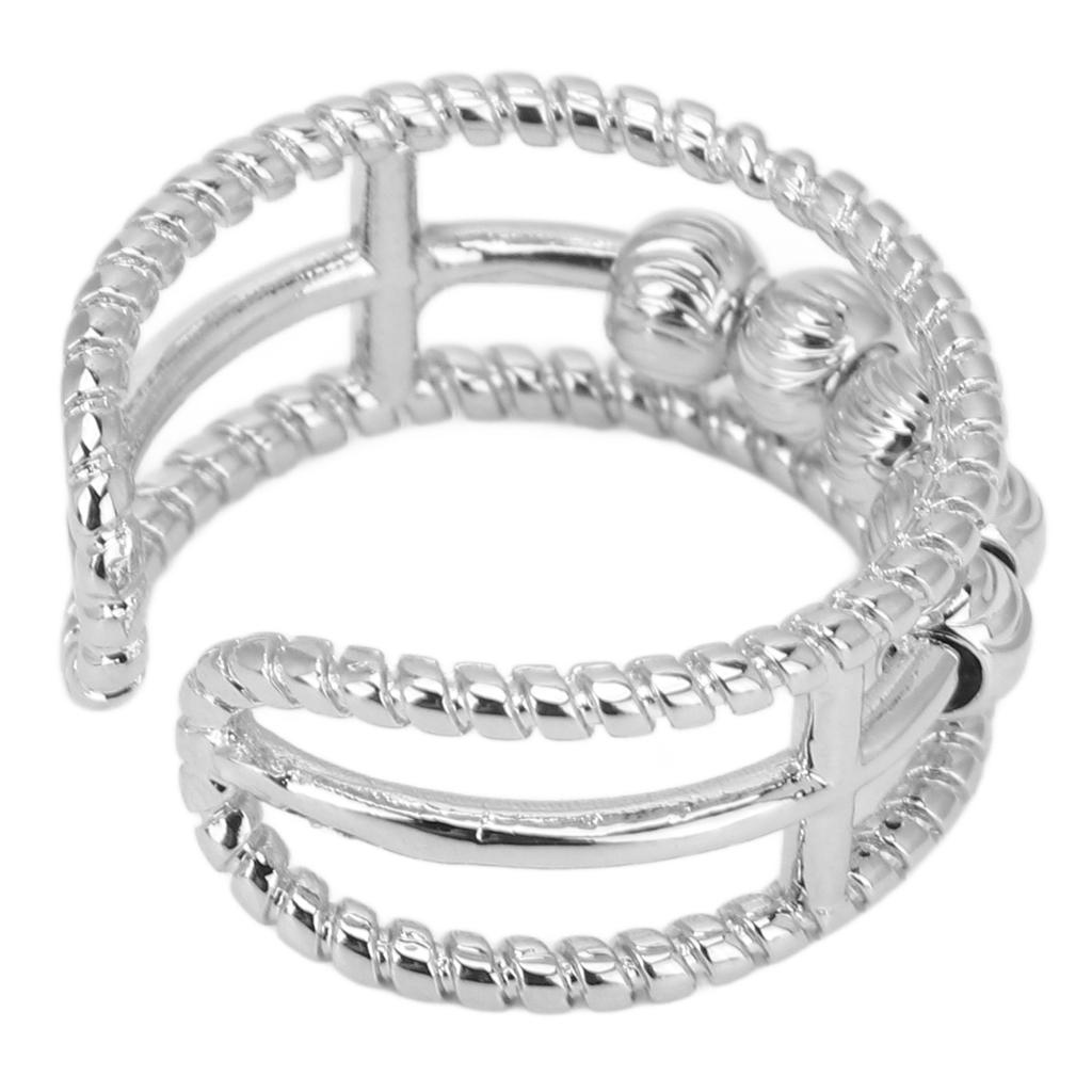 Bead Stress Relief Ring Men Women Adjustable Exquisite Fashionable Anxiety Relieving Ring for Party