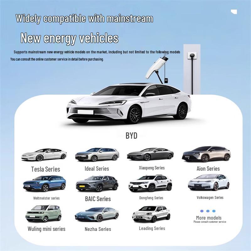 Portable EV Charger with Adjustable Current