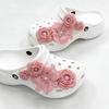 Bai Lu Bone White Clog Accessories: Detachable DIY Shoe Flower Bouquet