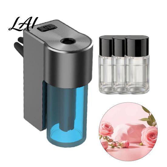 Decorative Car Scent Device Smart Air Freshener Sprayer Automatic Aroma Diffuser for Vehicle AC Vent Accessories Gift USB Rechargeable Essential Oil
