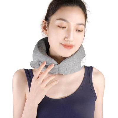 Sayrelances Portable U-shaped Massage Neck Pillow CN Plug (adapter Included)