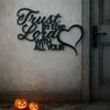 Metal Wall Art Wrought Iron Home Decor Holiday Gift for Christmas Easter