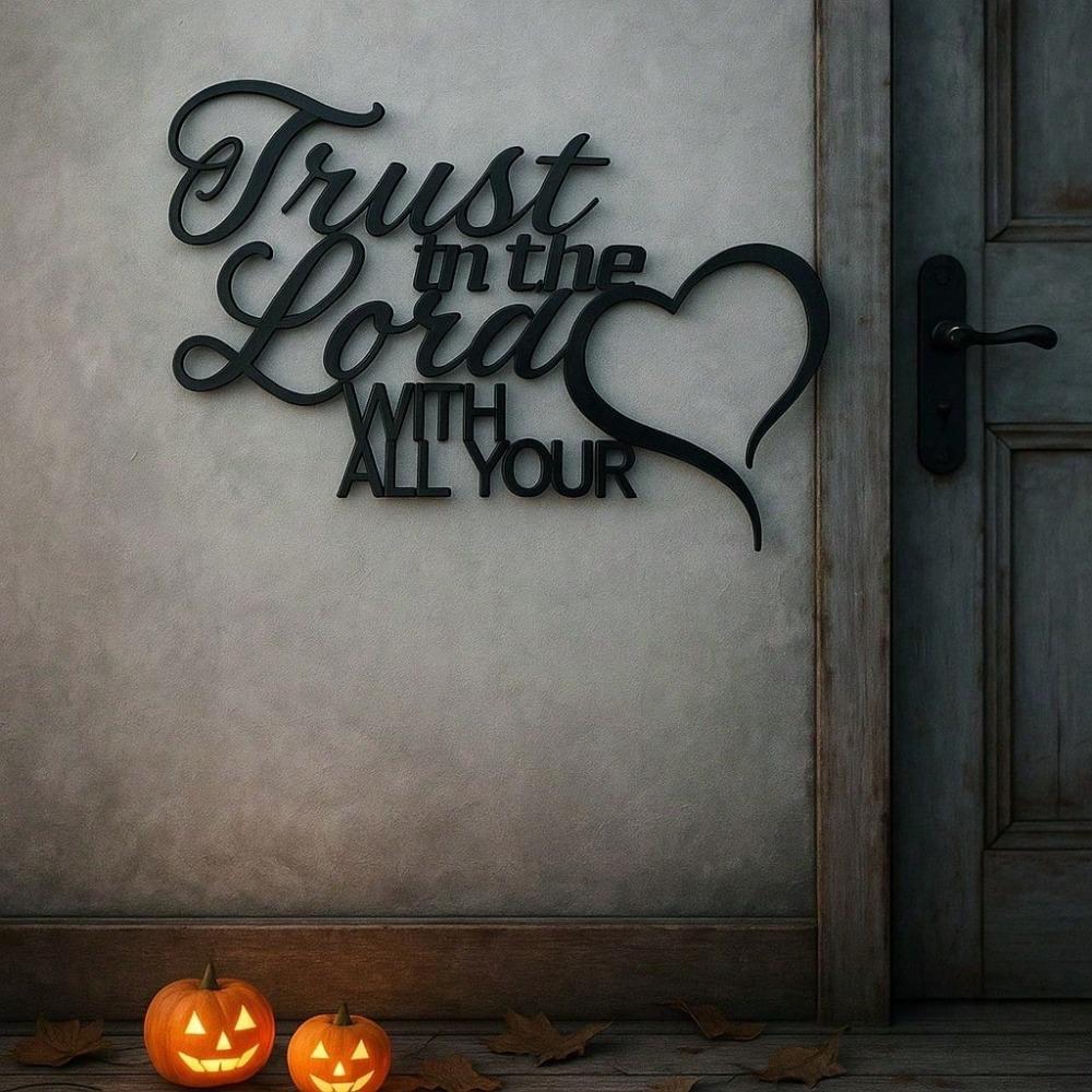 Metal Wall Art Wrought Iron Home Decor Holiday Gift for Christmas Easter