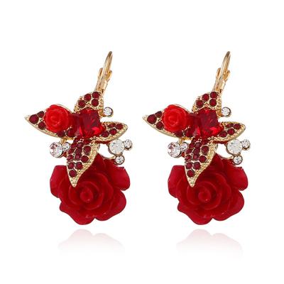 Stylish Earrings Shiny Vintage Decoration