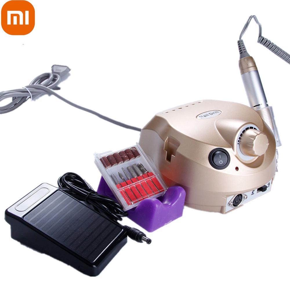

Профессиональный электрический полировщик для ногтей Xiaomi, инструменты для снятия маникюра, педикюра, пилочки для ногтей, набор шлифовальных головок