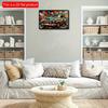 2d Flat 30*20cm, Boho Style Retro Car Wooden Wall Art, Multipurpose Sign Decorative Hanging Plaque for Home, Living Room, Kitchen, Garden, Bedroom
