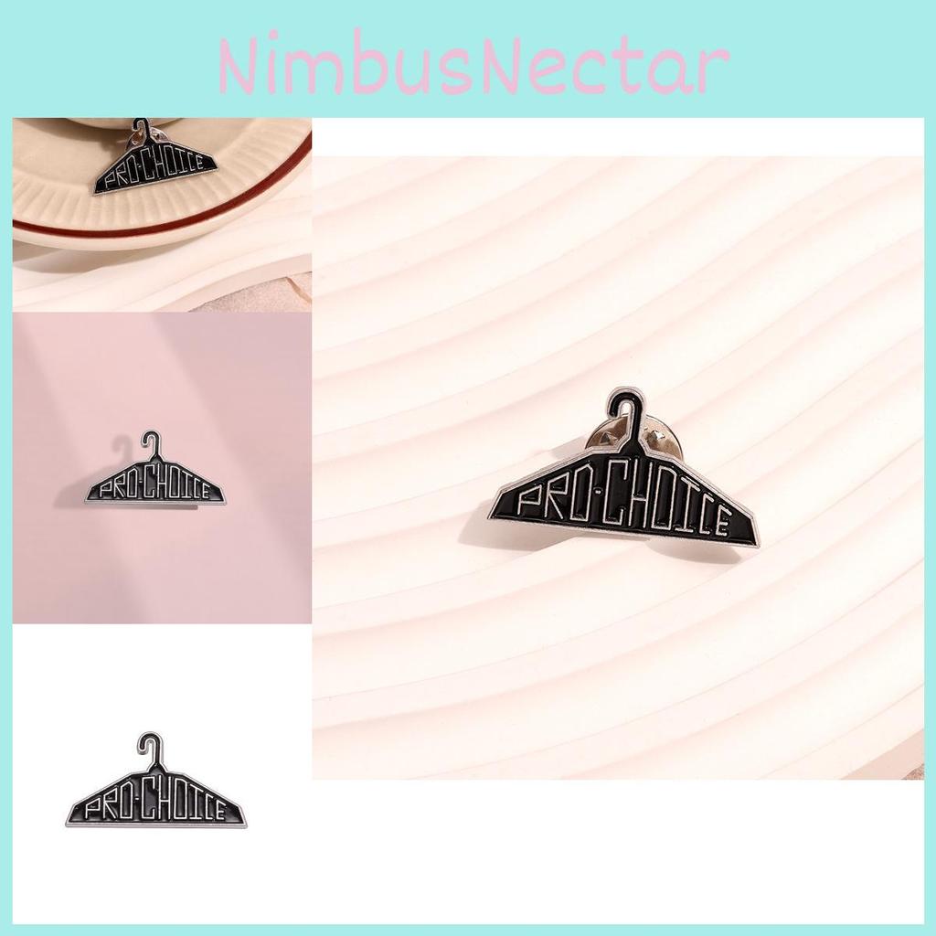 Versatile Black Hanger Shaped Brooch Pin With Cartoon Character Design For Chic Decorative Style