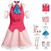 Anime Oshi no Ko Cosplay Ai Hoshino Ruby Akuamarin Arima Kana Kostium Cosplay Dziewczęcy Mundurek Szkolny Aqua Lolita Sukienka Garnitur Peruka