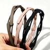 Simplicity Foldable Hairband for Women Solid Non-Slip Hair Wash Girl Headband Hair Accessories