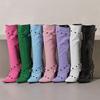 ANNYMOLI Women Knee High Boots Pointed Toe Thin High Heels Buckle Zipper Rivets Long Boots Ladies Fashion Shoes Autumn Winter 46
