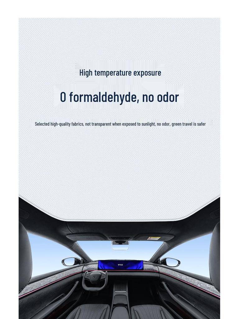 Ji Yue 24 Model 07 Sunroof Shade: Sun Protection, Heat Insulation, Privacy.