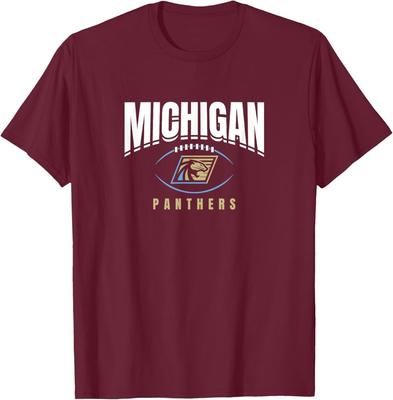 Michigan Panthers - T-shirt Contour Football