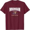 Michigan Panthers - Football Outline T-Shirt