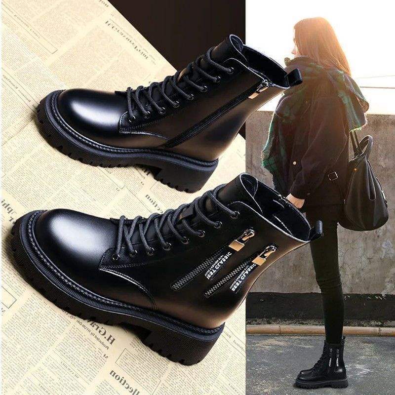 Martin boots women's platform shoes children's lace-up short boots women's British style casual women's shoes trend