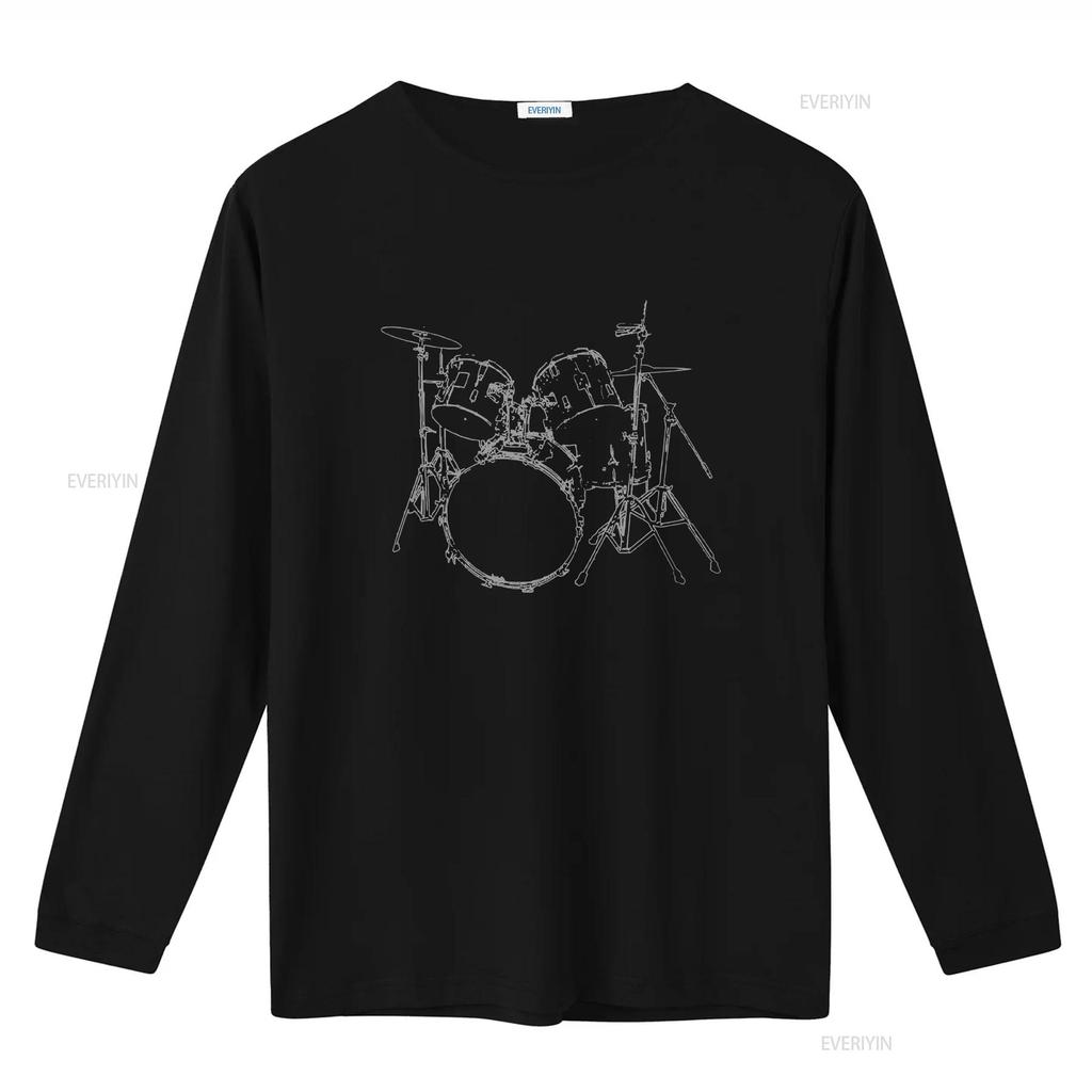 Drummer Drum Black Unisex T Shirt Women Kids Top Tank vintage Washed fashion Unisex Stretched Versatile Breathable homme Stylish