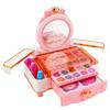 Princess Makeup Box: Washable Children's Cosmetic Set with Lipstick & Nail Polish - Perfect Birthday Gift for Girls